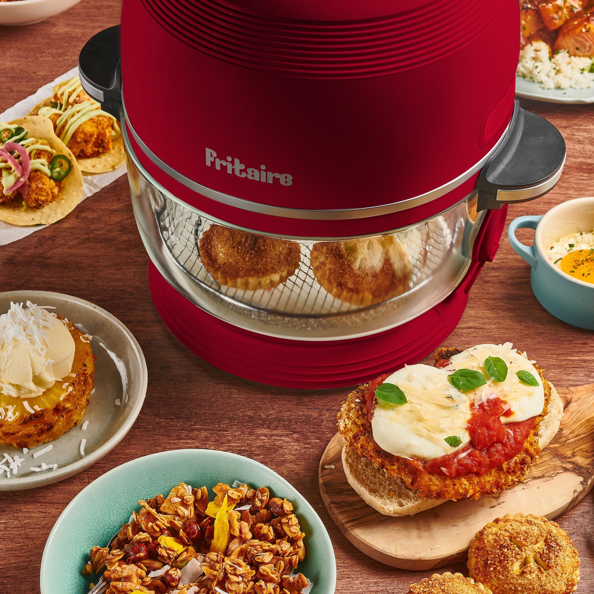 Selbstreinigender & gesunder Airfryer - Cherry