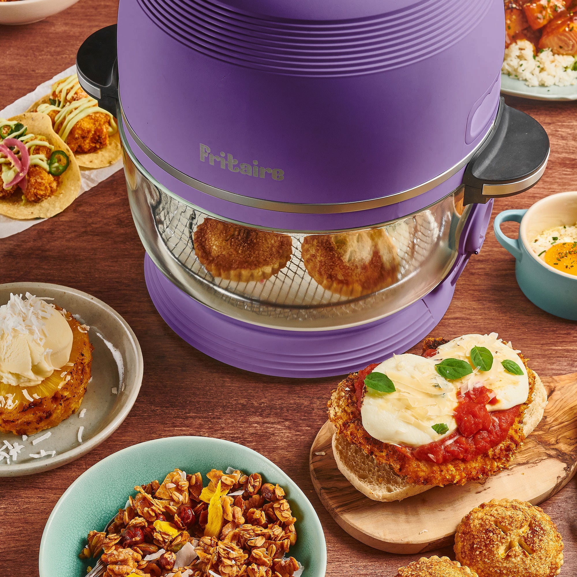 Selbstreinigender & gesunder Airfryer - Lavender