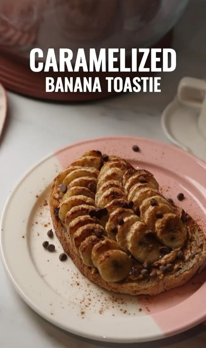 Karamellisierter Bananentoast