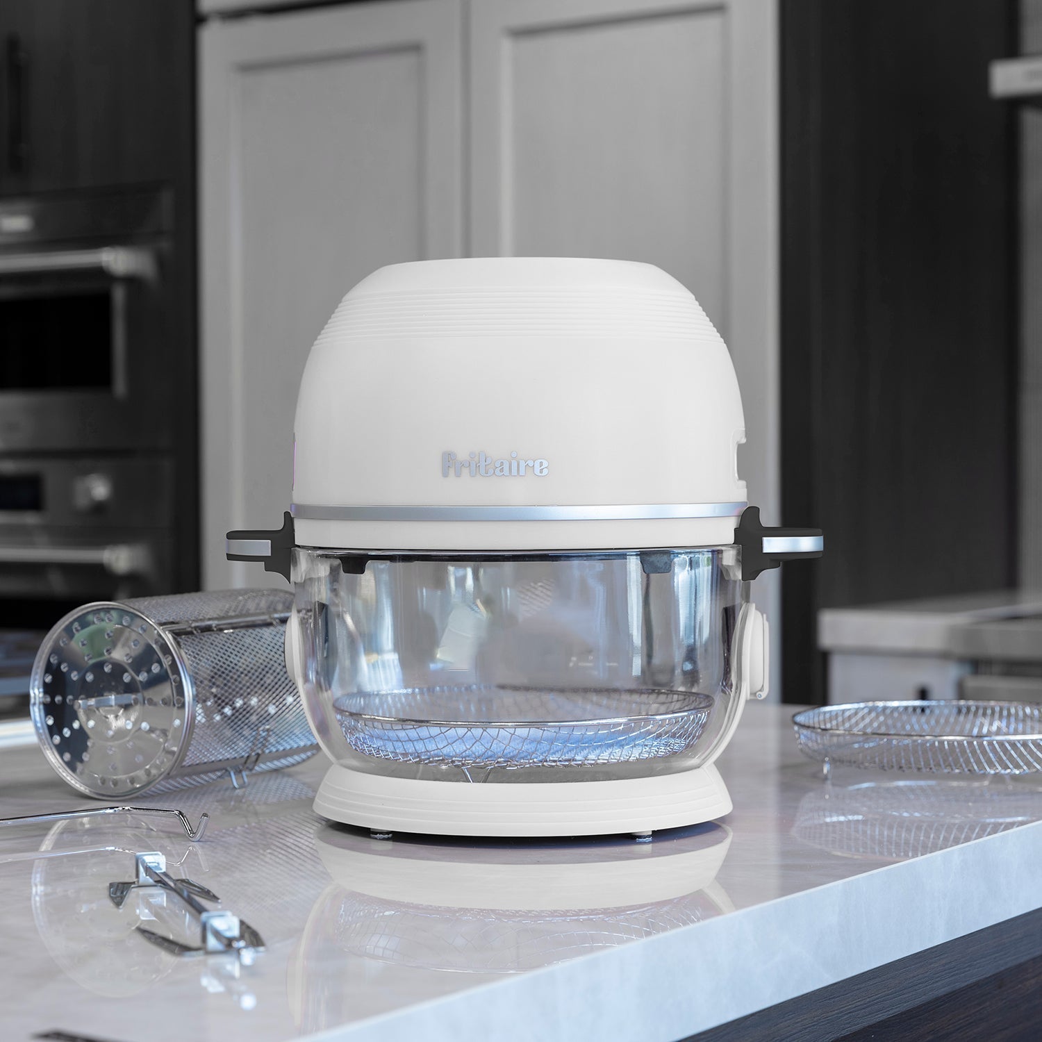 Selbstreinigender & gesunder Airfryer - White